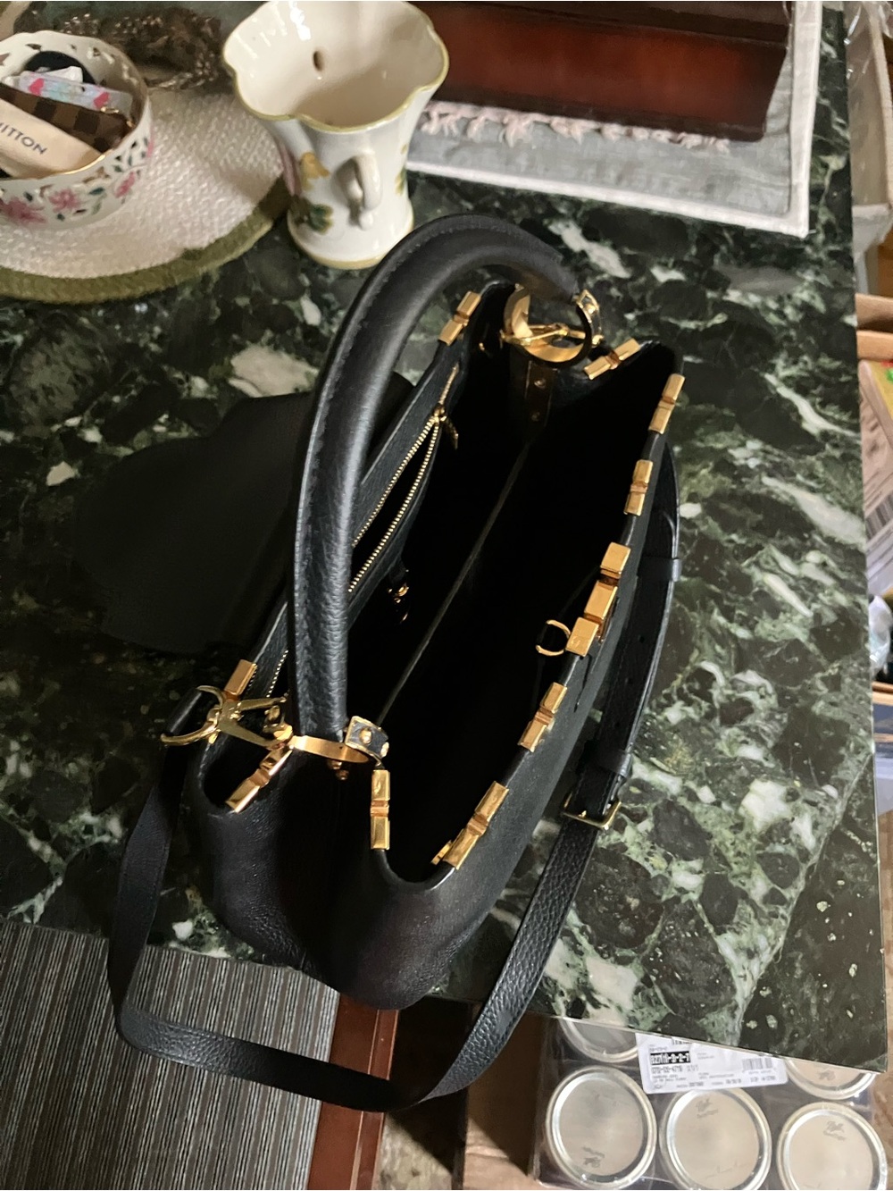 🔥24hrSALE! Louis Vuitton Capucines MM Top-Handle / Crossbody Bag - Picture 10 of 17